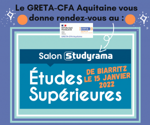 Salon Studyrama études supérieures de Biarritz du 15 janvier 2022